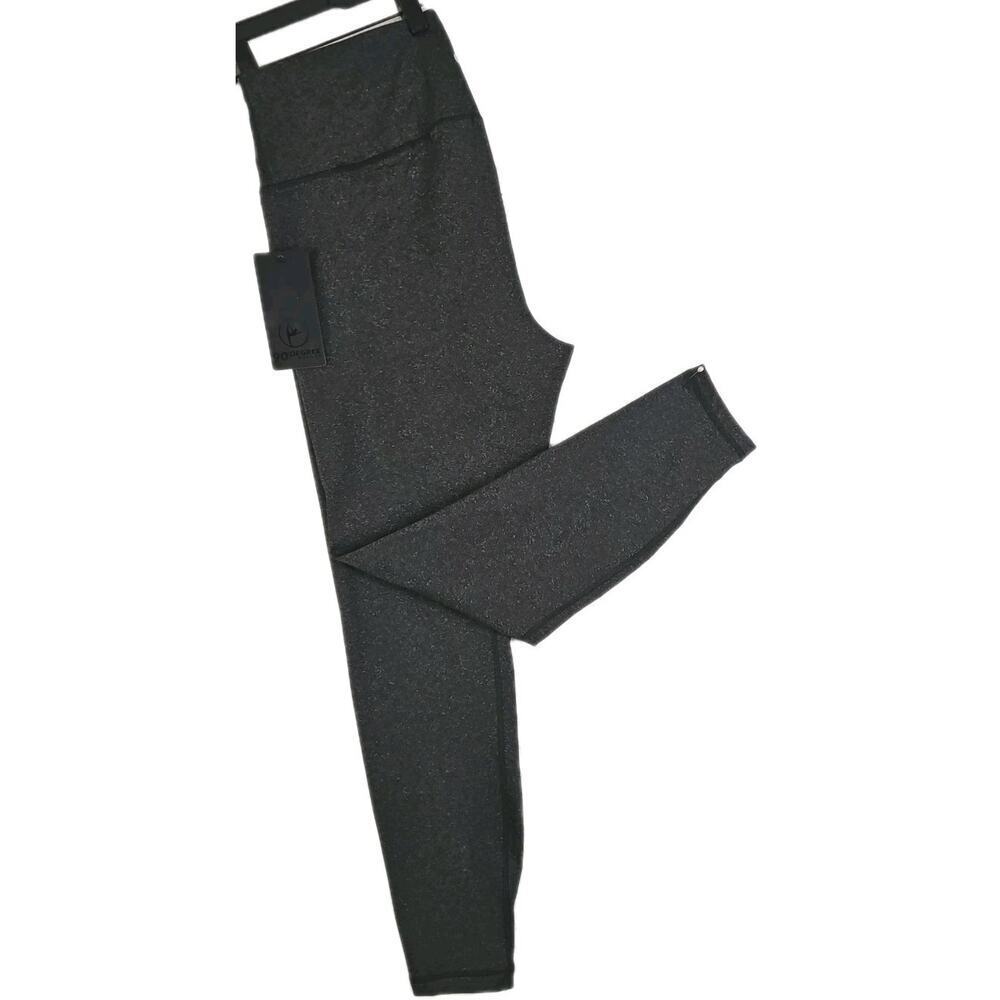90 Degree by Reflex ~Woman Plus Size 1X~ Charcoal Leggings NWT $78.00